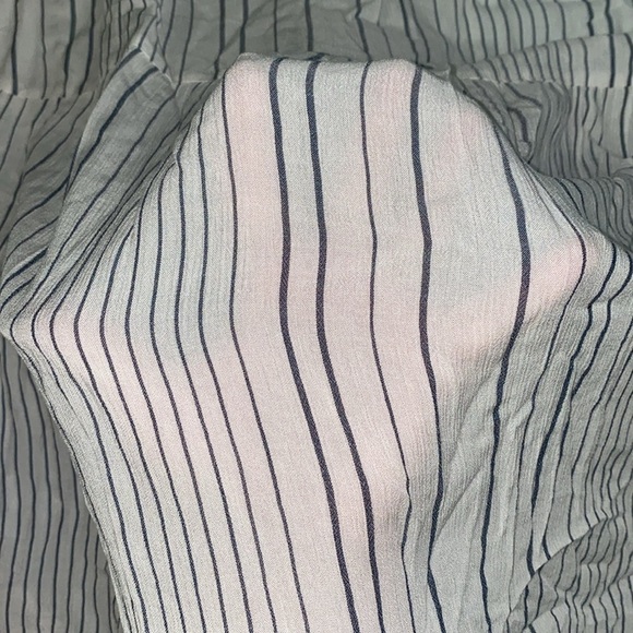 KONA SOL tiered maxi striped dress adjustable spaghetti straps beach NEW size XL - Picture 7 of 12